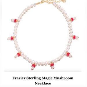 Magic Mushroom Pearl Necklace Frasier Sterling‎